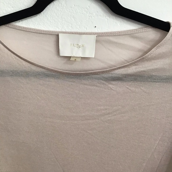 Elijah top balloon sleeves size small Shimmer T-shirt Quarter sleeve - Picture 2 of 5